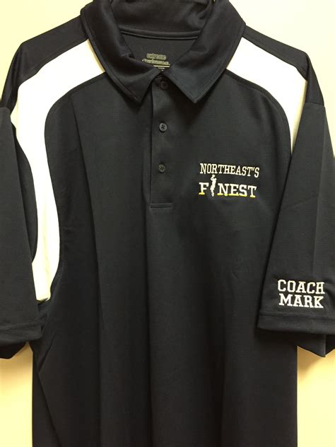 embroidered coaches shirts